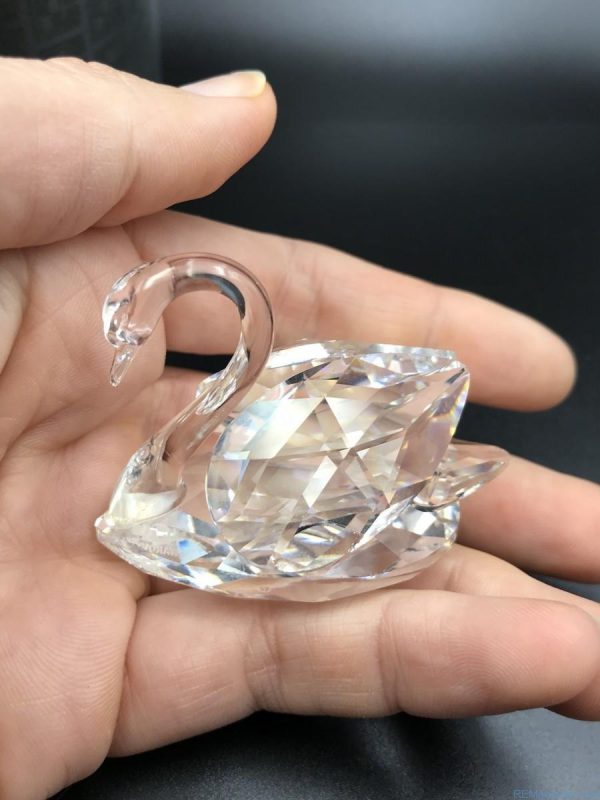 Stunning Swarovski Silver Crystal Swans • Vintage Elegance